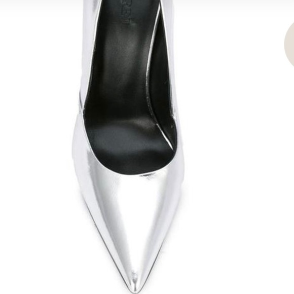 Poiret Toe Pump Metal Rod Heel Italian Shoes size 39.5 - Picture 4 of 16